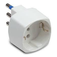 ADATTATORE SCHUKO 16A T BIANCO