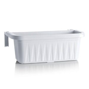 FIORIERA RETTANGOLARE RONDINE BIANCA 50X20X18.5