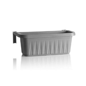 FIORIERA RETTANGOLARE RONDINE GRIGIO 50X20X18.5