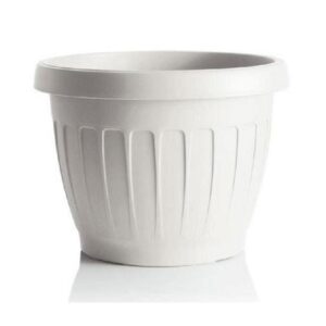 VASO TONDO BIANCO CM 30 TERRA
