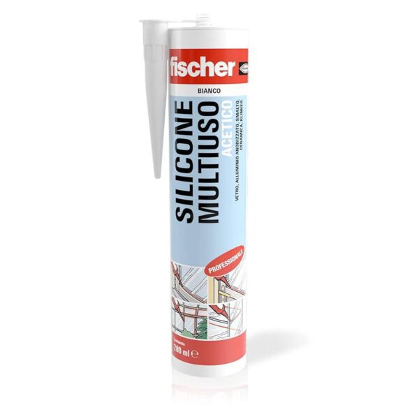SILICONE ACETICO UNIVERSALE BIANCO