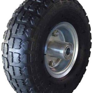 RUOTA PNEUM. CARRELLI DISCO ACCIAIO ASSE 260X85 MM - PORTATA 150 KG
