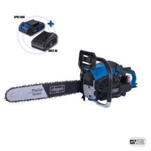 MOTOSEGA A SCOPPIO 56CC 50CM AVVIAMENTO ELETTRICO SCHEPPACH