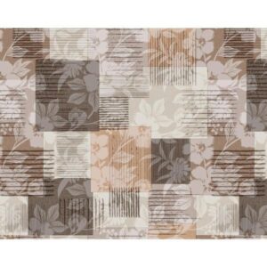 TOVAGLIATO H 140 CM QUADRI MARRONE