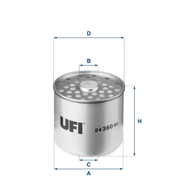 FILTRO GASOLIO UFI 24.360.00