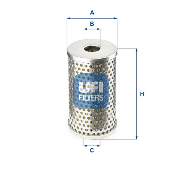 FILTRO OLIO CARTRIDGE IVECO DAILY UFI 25.406.01