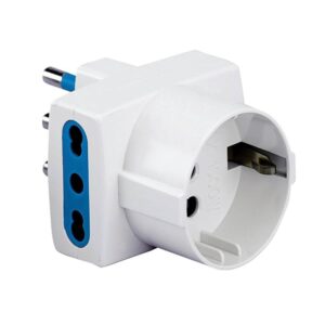 ADATTATORE TRIPLO 16A CON SCHUKO