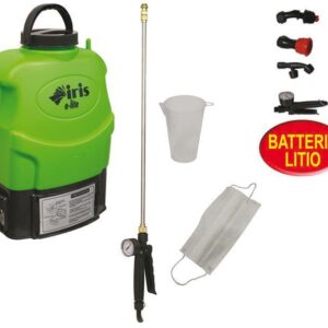 POMPA A SPALLA IRIS A BATTERIA A LITHIO 16LT LANCIA OTTONE