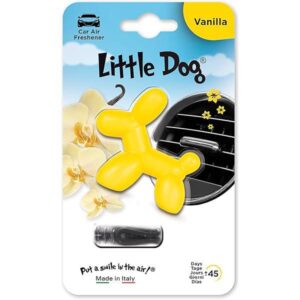 PROFUMO AUTO DEO LITTLE DOG YELLOW VANILLA