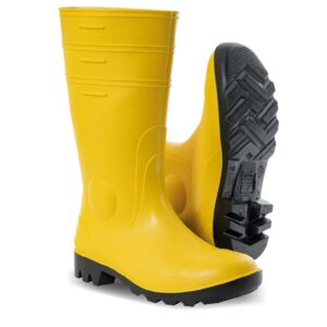 STIVALI IN PVC ANTINFORTUNISTICA M 43 GINOCCHIO S5/SRA GIALLO/NERO DELTAPLUS