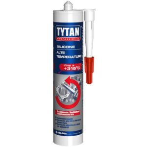 SILICONE ALTA TEMPERATURA NERO TYTAN